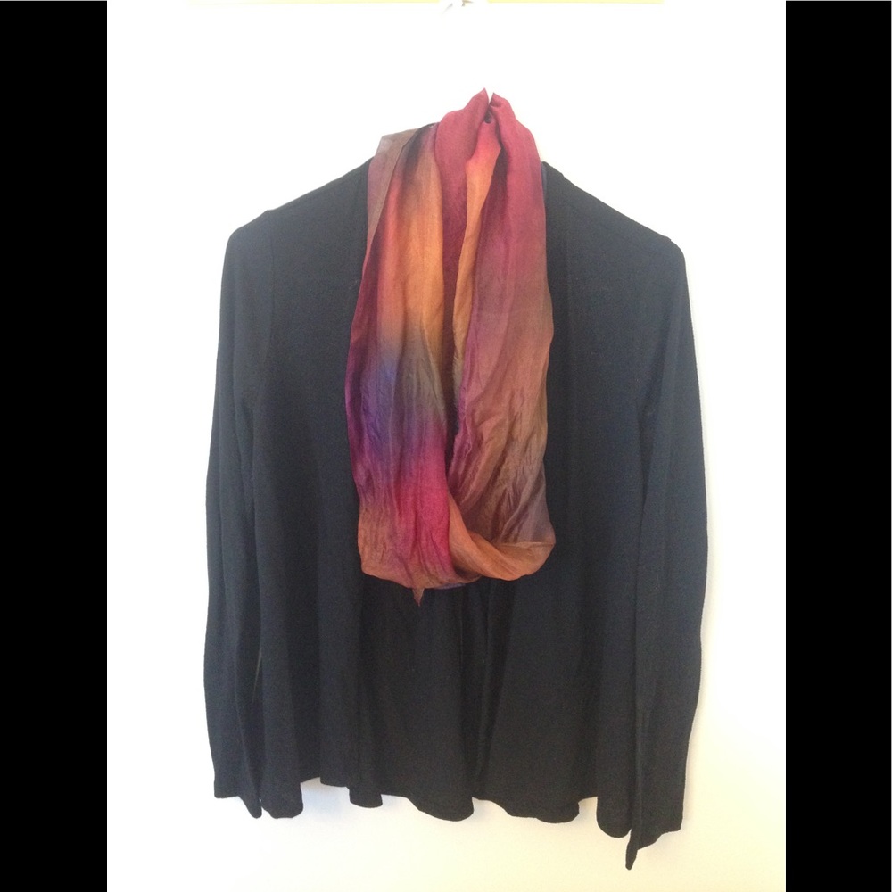 Sheer rainbow scarf